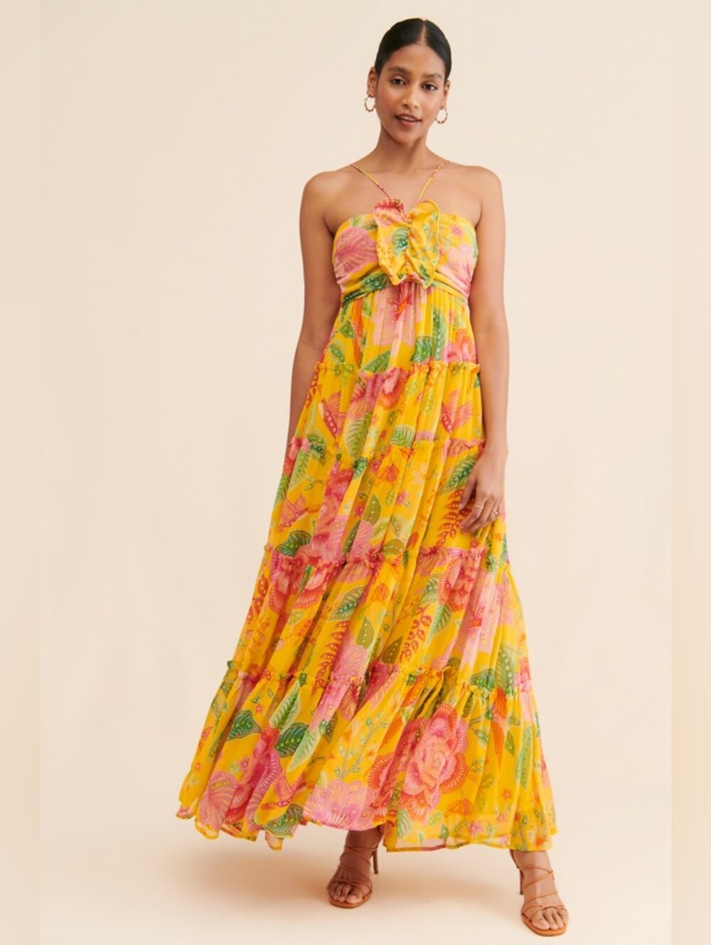 Farm Rio Macaw Bloom Maxi Dress
